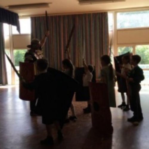 Nutshell Theatre Roman interactive workshop