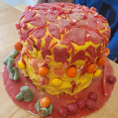 Harley and Sienna's Death Valley cake