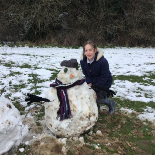 Evangelineandsnowlady