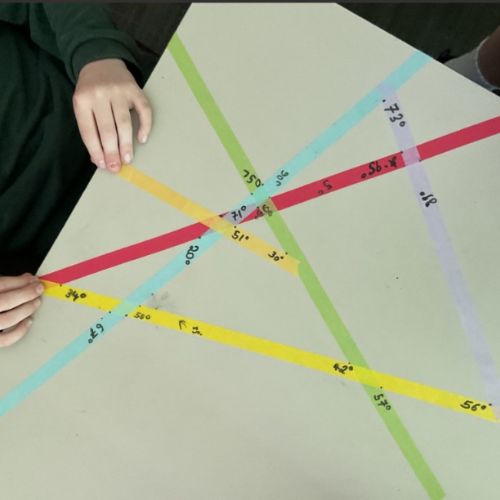 In Year 5 Maths, we have been exploring angles this week, including measuring using a protractor.