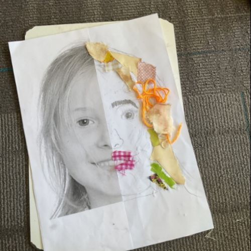 Expressionistic collages